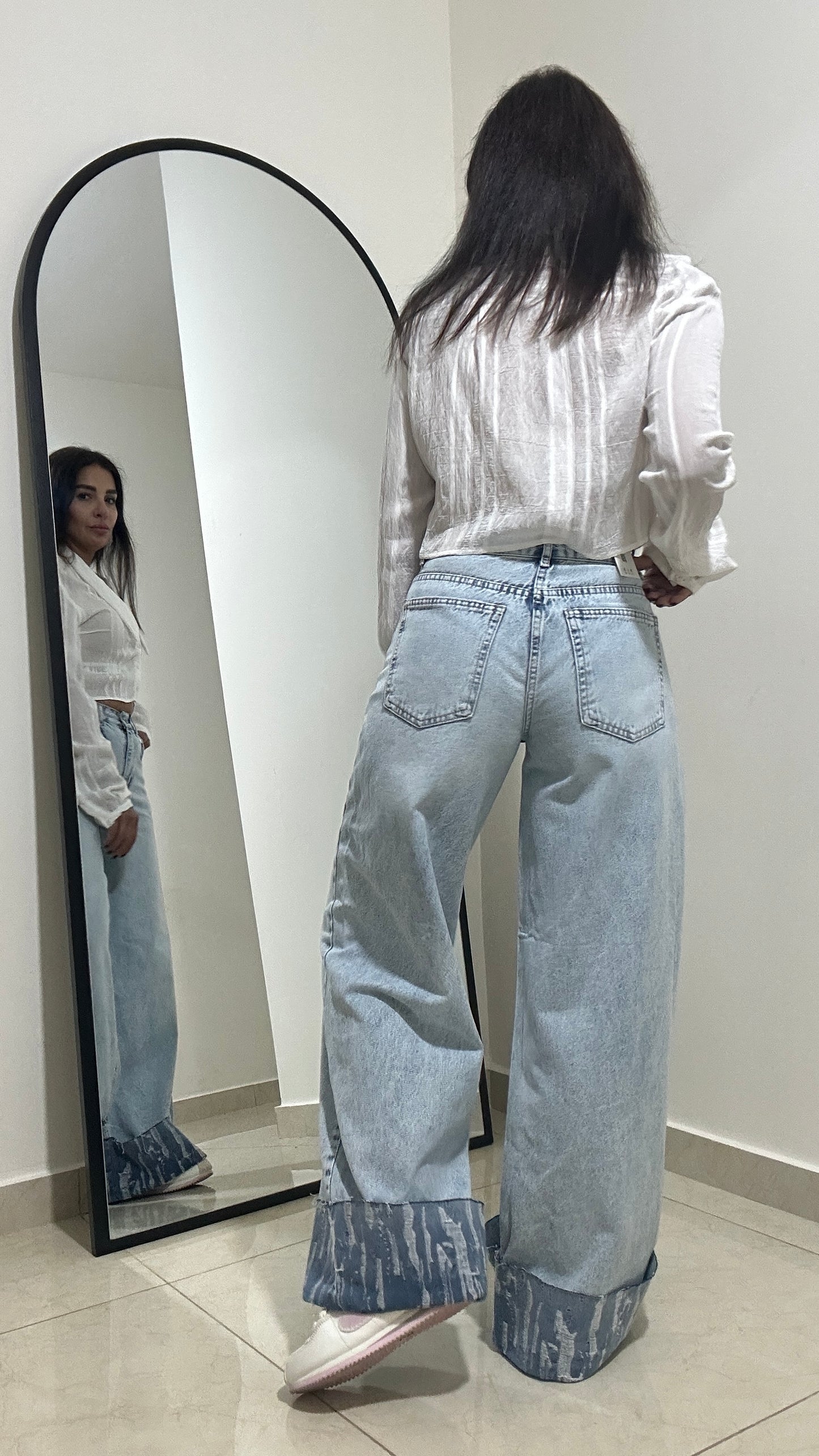 Palazzo Jeans - Blue denim