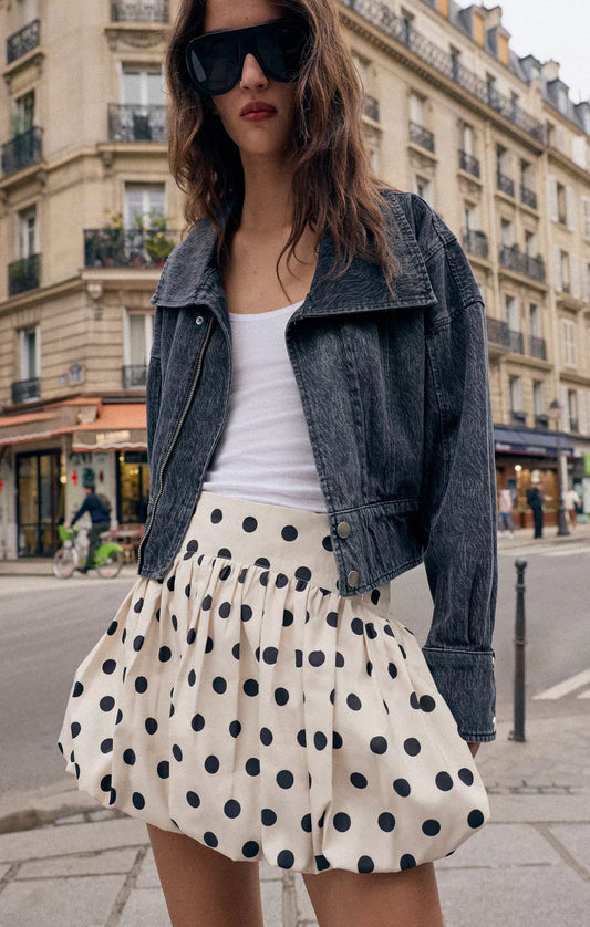 The Polka Dot Bubble Skort