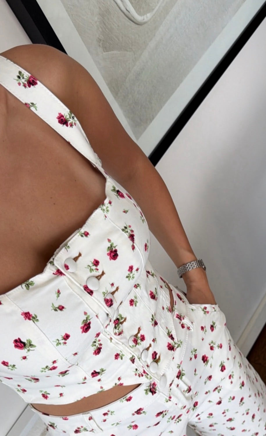 Charlotte Floral Corset Top