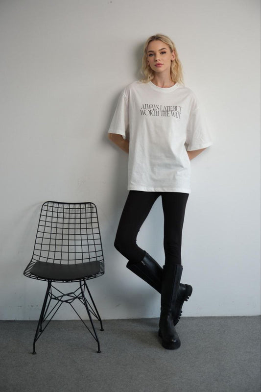 Oversized T-Shirt- one size - Fit S to XXL