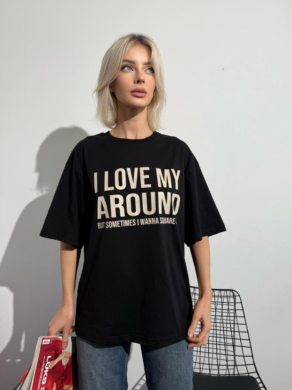 Oversized T-Shirt- One size fit S to XXL