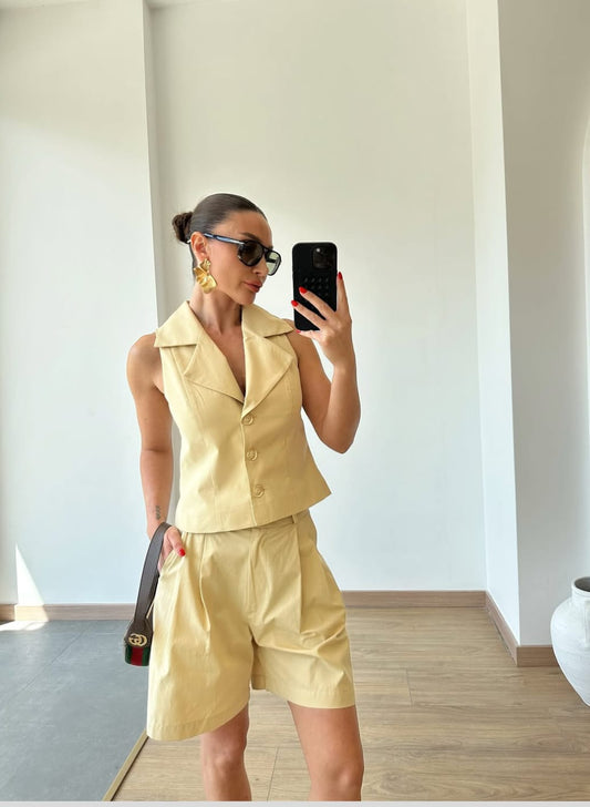 Butter Yellow- SHORT - The colors everyone will be wearing this season!