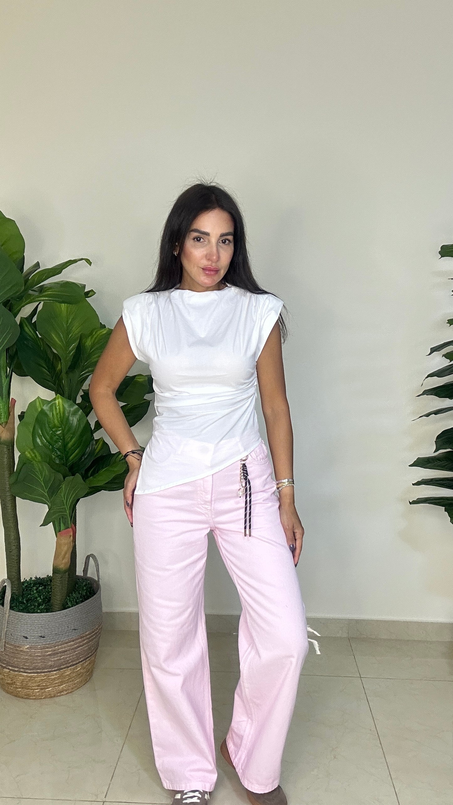 Pink Denim jeans - 100% Cotton