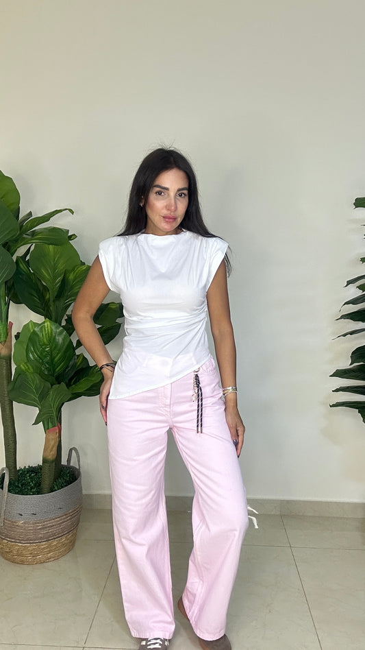 Pink Denim jeans - 100% Cotton