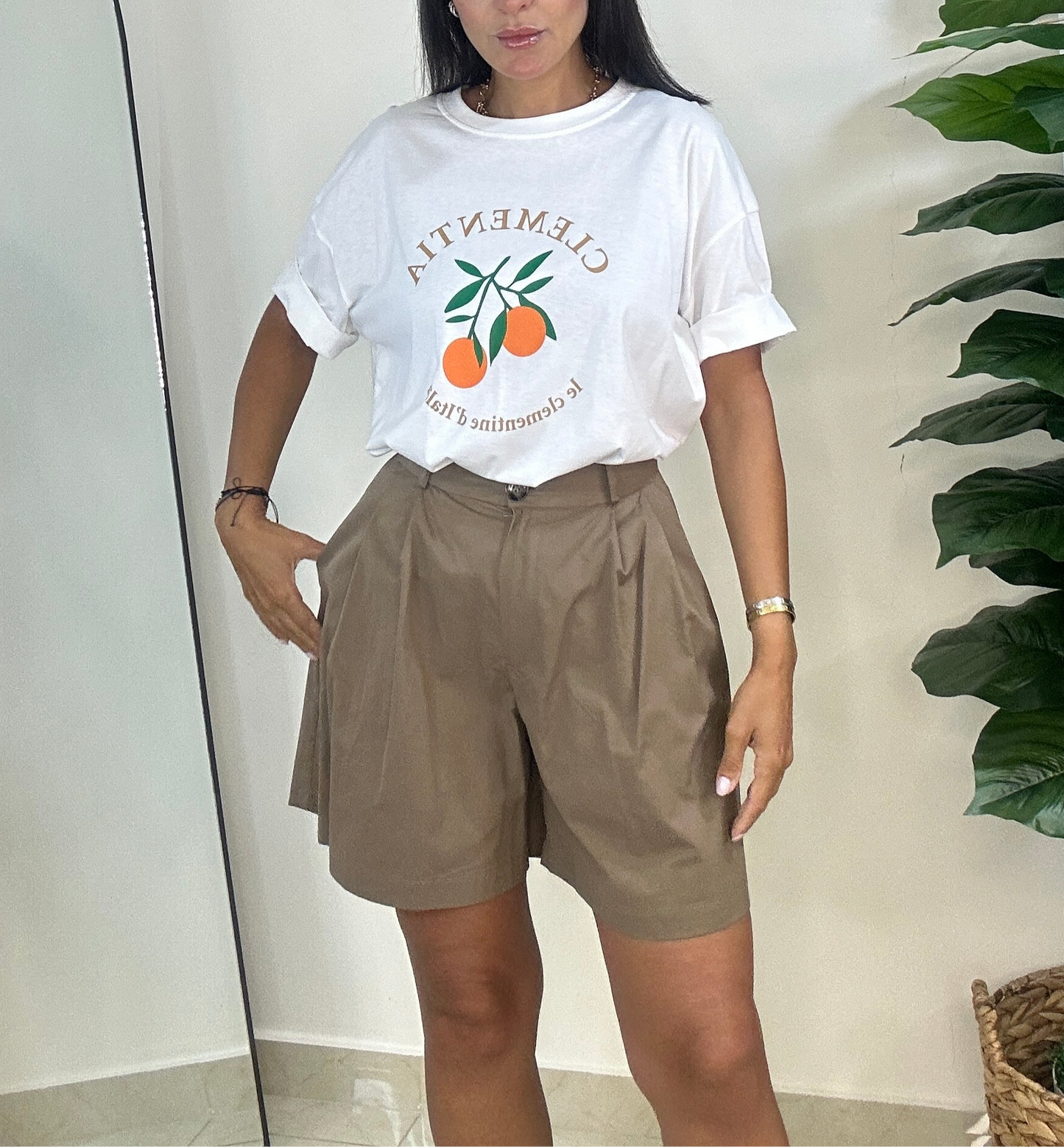 Mocha Short - The colors everyone will be wearing this season!