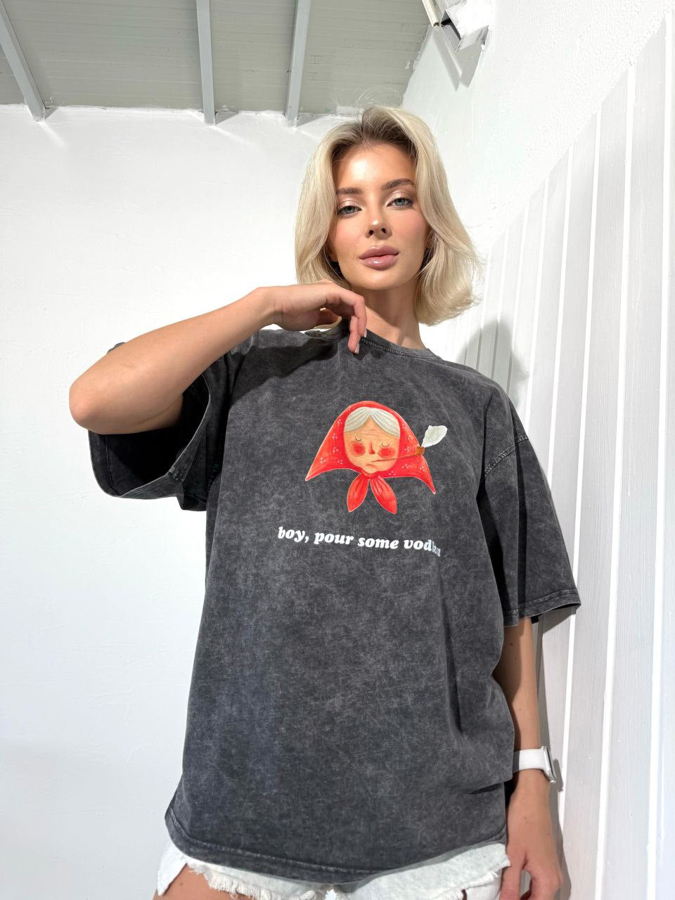 Oversized T-Shirt - one size Fit S to XXL