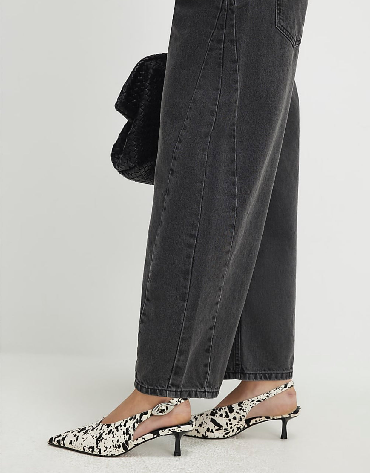 Barrel Black Denim - Jeans