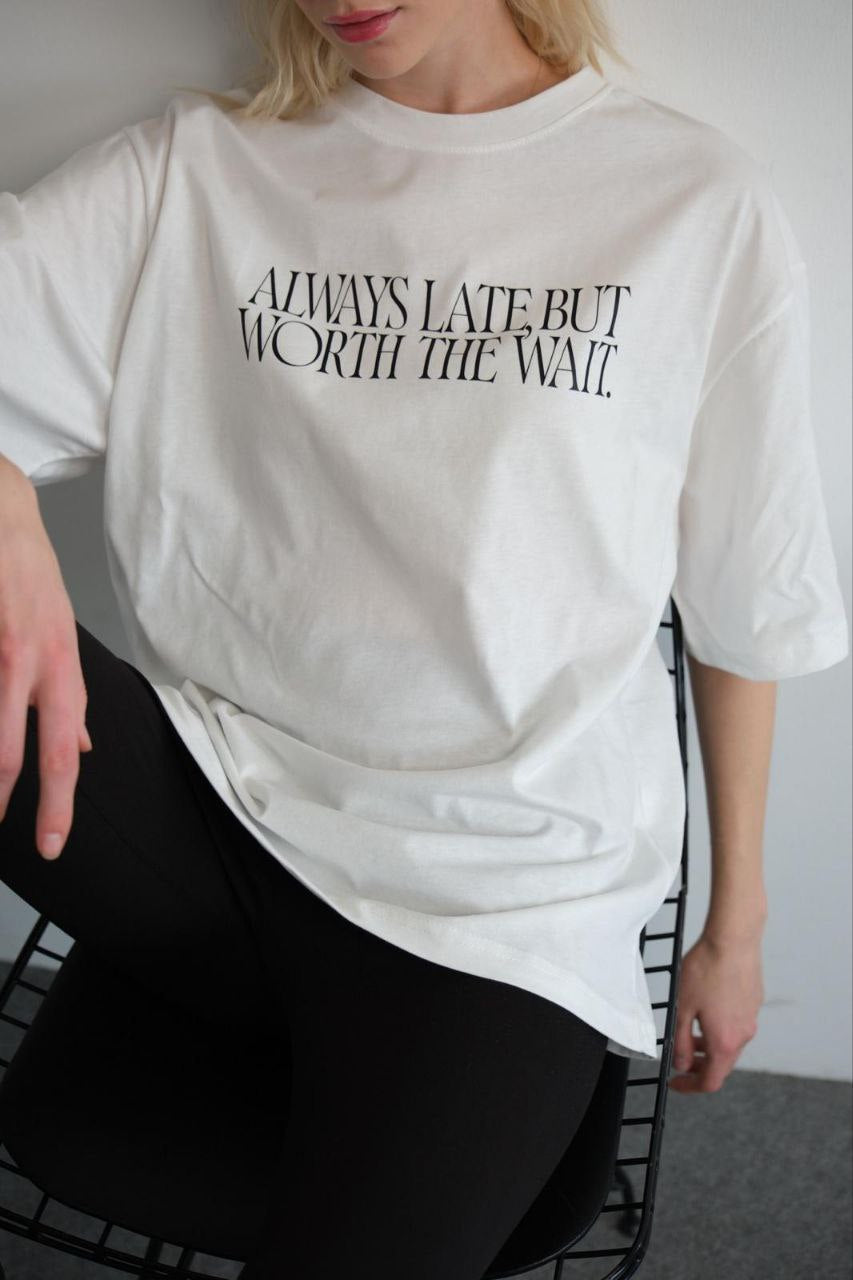 Oversized T-Shirt- one size - Fit S to XXL
