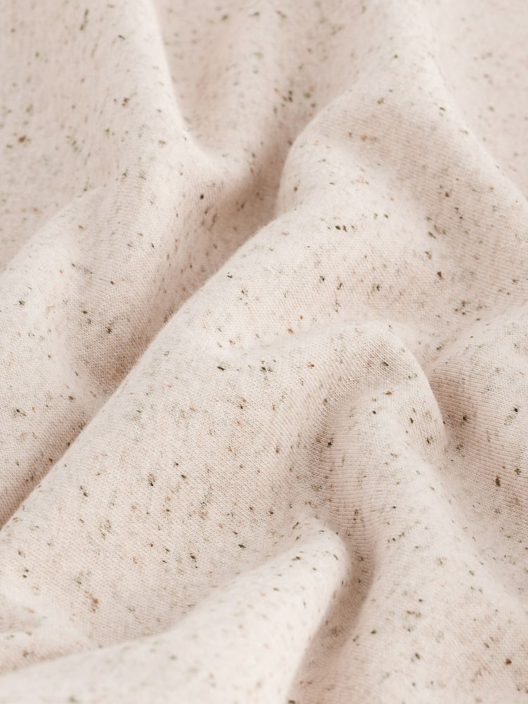 Neutral Neppy Relaxed Fit Essentials Longline Sweatshirt - Pink -Beige