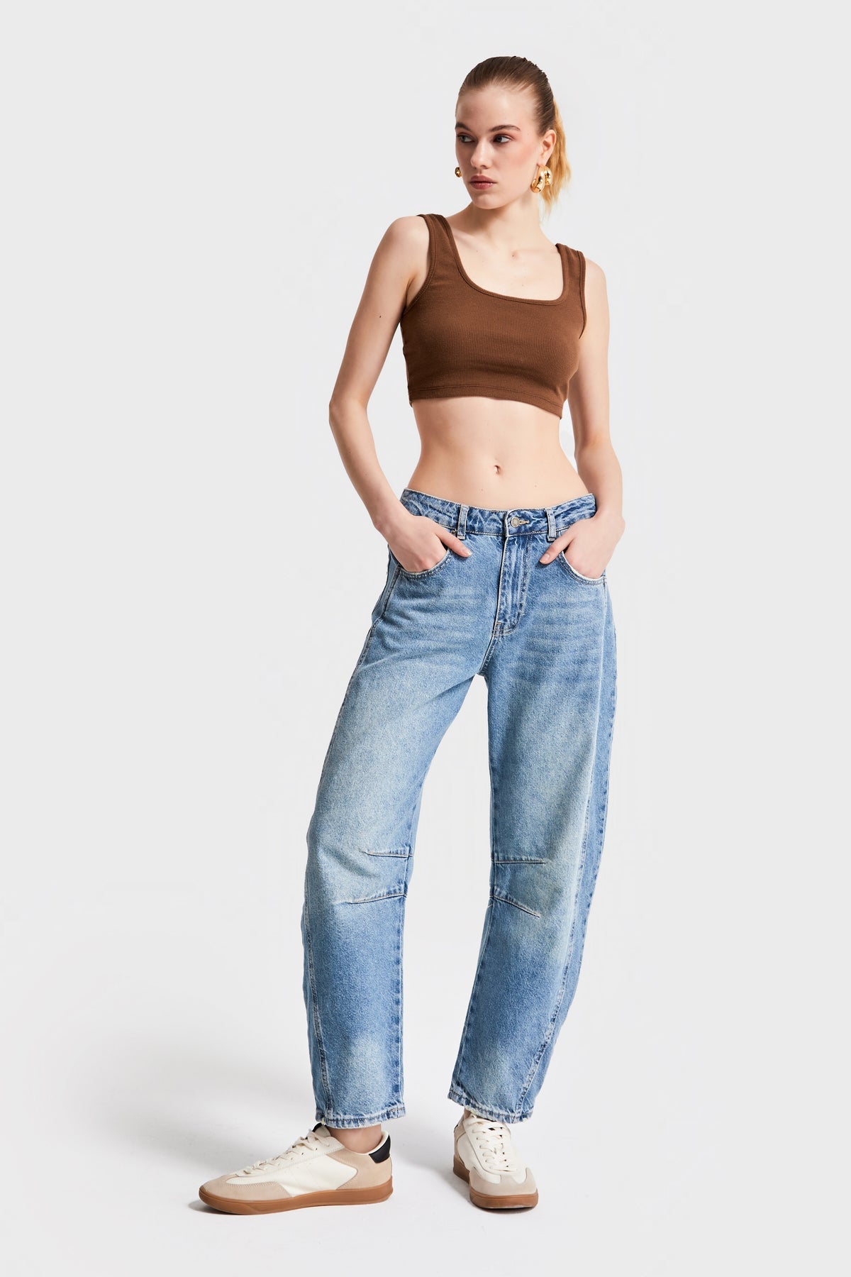 Barrel Jeans - Denim