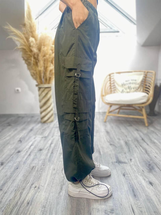 Utility Cargo Pants – Khaki Green
