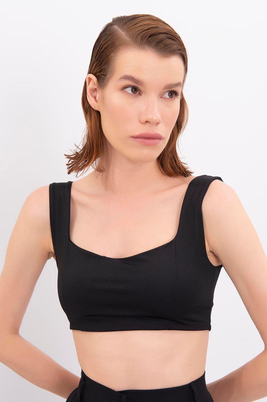 Structured Crop Top