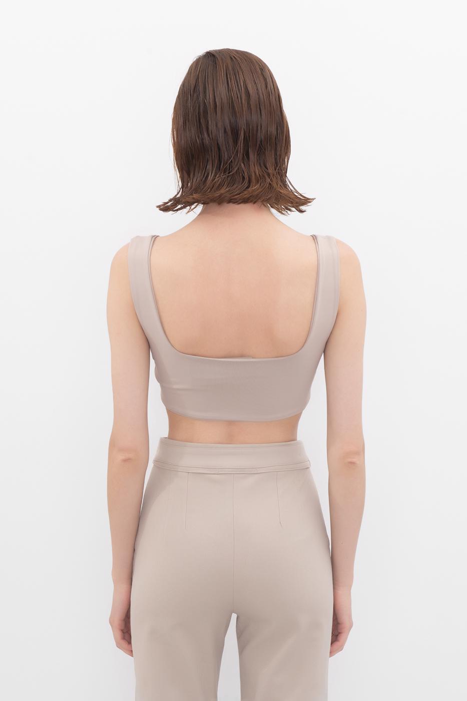 Structured Crop Top