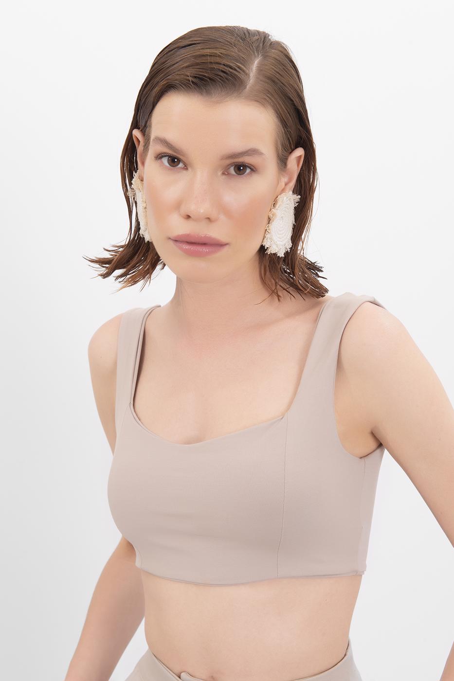 Structured Crop Top