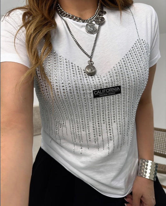 California T-Shirt – White