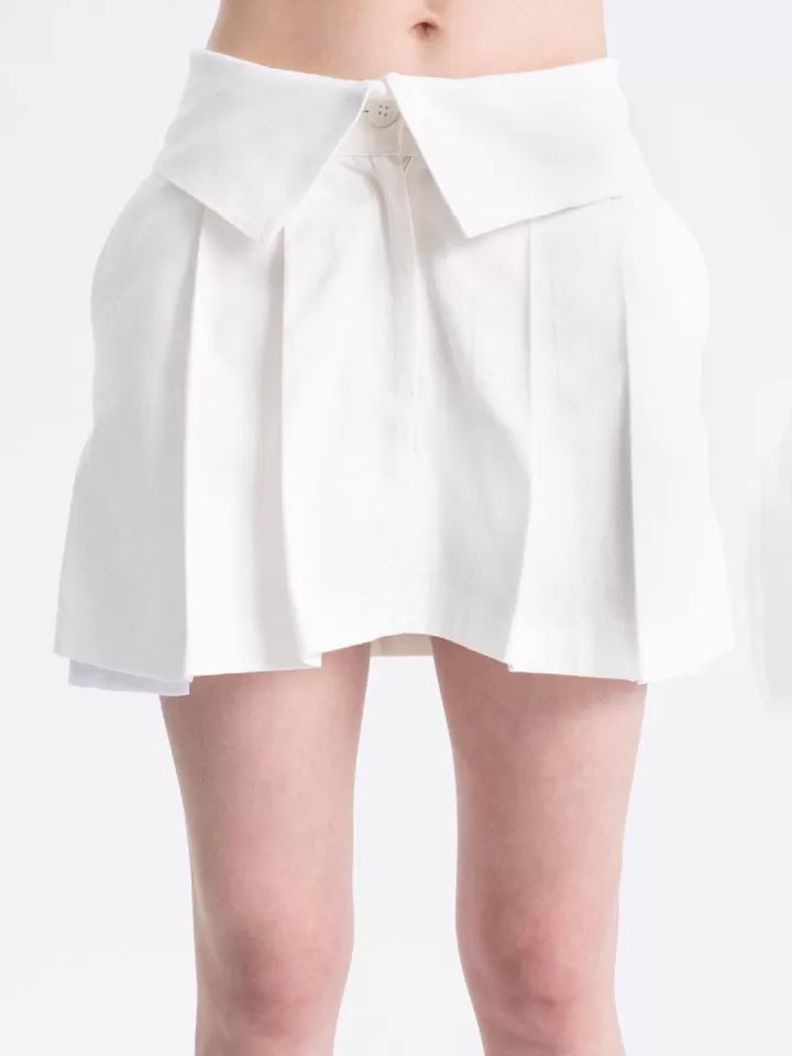 White Skort