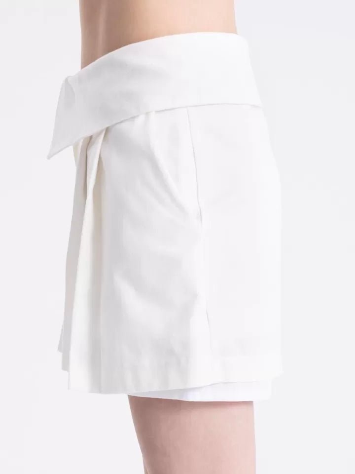 White Skort