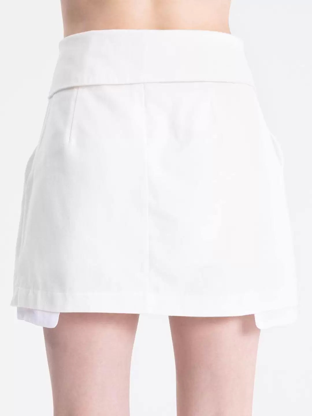 White Skort