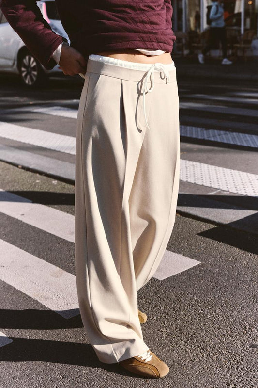 Classic Double-Waist Pants