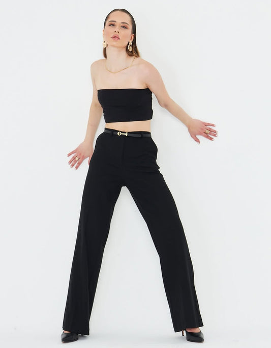 Classic Pant - Flared - Black Color